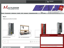 Tablet Screenshot of multilocker.de